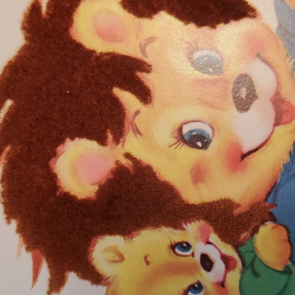 UNUSED, Vintage 1940s Norcross (Flocked)  Birthday Card for Grandpa - Picture 2 of 7